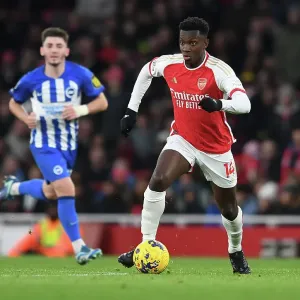 Arsenal's Eddie Nketiah Shines in Premier League Clash Against Brighton & Hove Albion (2023-24) Arsenal's Eddie Nketiah Shines in Premier League Clash Against Brighton & Hove Albion (2023-24)