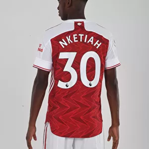 Arsenal's Eddie Nketiah in Training: 2020-21 Season
