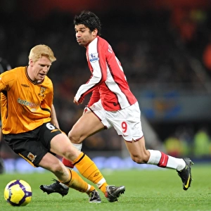 Arsenal's Eduardo Scores against Hull City: Arsenal 3-0, Barclays Premier League, Emirates Stadium, London, December 19, 2009