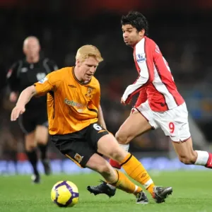 Arsenal's Eduardo Scores against Hull City: Arsenal 3-0, Barclays Premier League, Emirates Stadium, London, December 19, 2009