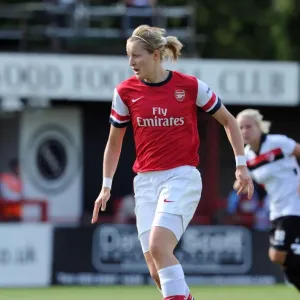 Arsenal's Ellen White Faces Off Against Lincoln Ladies in FA WSL Action