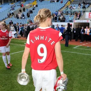 Arsenal's Ellen White Triumphs with the FA Cup: Arsenal Ladies 2-0 Victory over Bristol Academy (Women's FA Cup Final, 2011) Arsenal's Ellen White Triumphs with the FA Cup: Arsenal Ladies 2-0 Victory over Bristol Academy (Women's FA Cup Final, 2011)