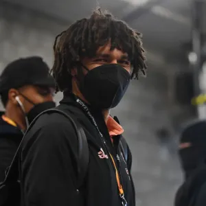 Arsenal's Elneny Arrives at Empty Eden Arena for Slavia Prague Showdown - UEFA Europa League Quarterfinals, Prague, Czech Republic (April 2021) Arsenal's Elneny Arrives at Empty Eden Arena for Slavia Prague Showdown - UEFA Europa League Quarterfinals, Prague, Czech Republic (April 2021)