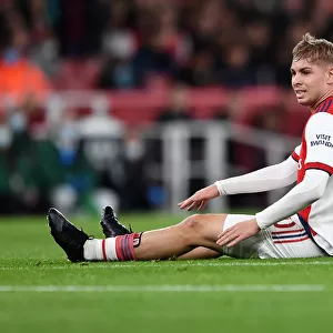 Arsenal's Emile Smith Rowe in Action against Crystal Palace (2021-22 Premier League)