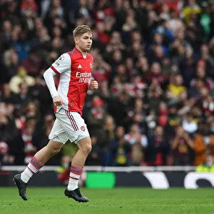 Arsenal's Emile Smith Rowe in Action against Manchester City - Premier League 2021-22