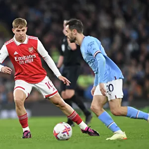 Arsenal's Emile Smith Rowe in Action against Manchester City - Premier League 2022-23