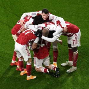 Arsenal's Emile Smith Rowe and Granit Xhaka Celebrate First Goal vs Newcastle United in FA Cup Third Round Arsenal's Emile Smith Rowe and Granit Xhaka Celebrate First Goal vs Newcastle United in FA Cup Third Round