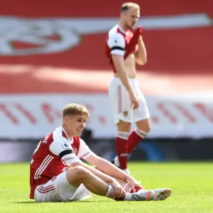Arsenal's Emile Smith Rowe: Post-Match at Empty Emirates Stadium Against Fulham (April 2021)