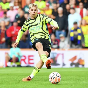 Arsenal's Emile Smith Rowe Scores at AFC Bournemouth, Premier League 2023-24 Arsenal's Emile Smith Rowe Scores at AFC Bournemouth, Premier League 2023-24
