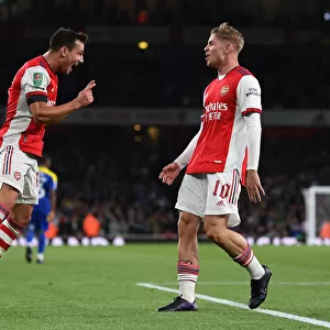 Arsenal's Emile Smith Rowe Scores Second Goal Against AFC Wimbledon in Carabao Cup