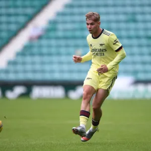 Arsenal's Emile Smith Rowe Shines: Gunners Triumph over Hibernian in Pre-Season Clash (2021-22)
