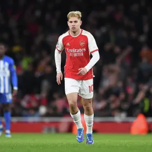 Arsenal's Emile Smith Rowe Shines in Premier League Clash Against Brighton & Hove Albion (2023-24)
