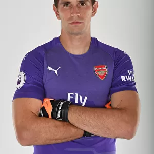 Arsenal's Emiliano Martinez at 2018/19 First Team Photo Call