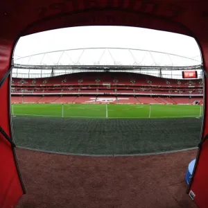 Arsenal's Emirates Stadium: A Peek from the Players Tunnel (Arsenal v Queens Park Rangers, 2014-15) Arsenal's Emirates Stadium: A Peek from the Players Tunnel (Arsenal v Queens Park Rangers, 2014-15)