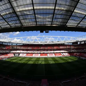 Arsenal's Empty Emirates Stadium: UEFA Europa League Semi-Final Against Villarreal CF Amid Coronavirus Pandemic Arsenal's Empty Emirates Stadium: UEFA Europa League Semi-Final Against Villarreal CF Amid Coronavirus Pandemic