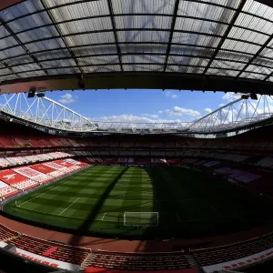 Arsenal's Empty Emirates Stadium: UEFA Europa League Semi-Final Against Villarreal CF Amidst Coronavirus Pandemic Arsenal's Empty Emirates Stadium: UEFA Europa League Semi-Final Against Villarreal CF Amidst Coronavirus Pandemic