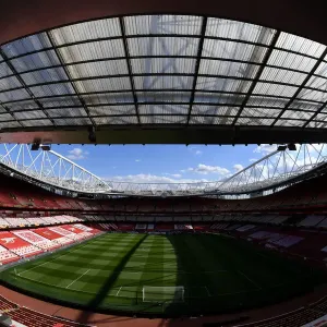Arsenal's Empty Emirates: UEFA Europa League Semi-Final Against Villarreal Amidst Coronavirus Restrictions Arsenal's Empty Emirates: UEFA Europa League Semi-Final Against Villarreal Amidst Coronavirus Restrictions