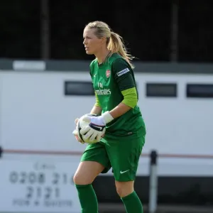 Arsenal's Emma Byrne in FA WSL Action: Arsenal Ladies vs. Lincoln Ladies (2012)