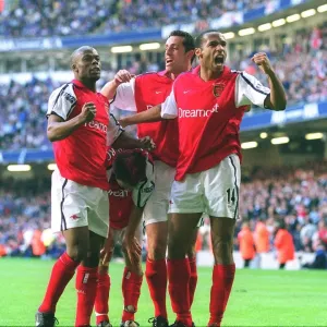 Arsenal's Epic Goal Celebration: Ljungberg and Henry's Unforgettable Moment at the 2002 FA Cup Final vs. Chelsea (4-5-2002) Arsenal's Epic Goal Celebration: Ljungberg and Henry's Unforgettable Moment at the 2002 FA Cup Final vs. Chelsea (4-5-2002)