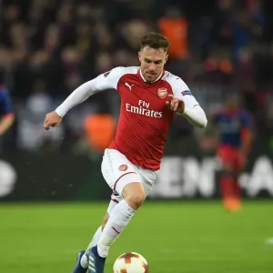 Arsenal's Europa League Battle: Aaron Ramsey vs. CSKA Moscow, Moscow 2018