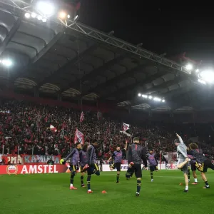 Arsenal's Europa League Showdown against Olympiacos: First Leg, Piraeus 2020 Arsenal's Europa League Showdown against Olympiacos: First Leg, Piraeus 2020