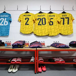 Arsenal's FA Cup Preparations at Vitality Stadium: A Peek into the Gunners Changing Room