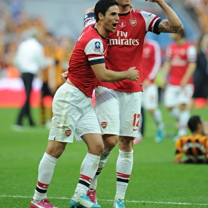 Arsenal's FA Cup Victory: Arteta and Giroud Celebrate at Wembley