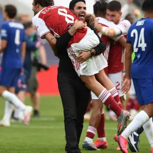 Print of Arsenal's 2020 FA Cup Victory Over Chelsea Print of Arsenal's 2020 FA Cup Victory Over Chelsea