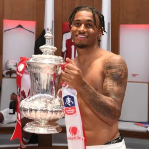 Arsenal's Empty FA Cup Victory Over Chelsea at Wembley Stadium Arsenal's Empty FA Cup Victory Over Chelsea at Wembley Stadium