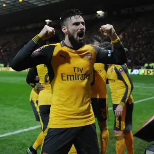 Arsenal's FA Cup Victory: Olivier Giroud Scores Double against Preston North End (January 2017)