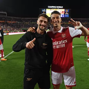 Arsenal's Fabio Vieira and Gabriel Martinelli Reunite After Chelsea Clash in Florida Cup
