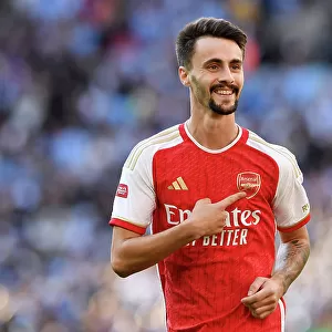 Arsenal's Fabio Vieira Scores Winning Penalty in FA Community Shield Victory over Manchester City