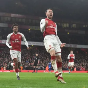 Arsenal's Five-Goal Blitz: Ramsey's Stunner vs. Everton (Premier League 2017-18)