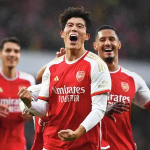 Arsenal's Five-Goal Onslaught: Tomiyasu's Stunner against Sheffield United (2023-24) Arsenal's Five-Goal Onslaught: Tomiyasu's Stunner against Sheffield United (2023-24)