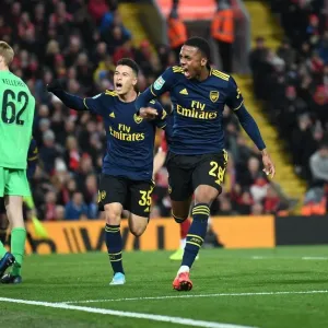 Arsenal's Five-Star Comeback: Joe Willock Scores Brace in Carabao Cup Upset at Anfield