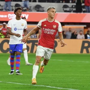 Arsenal's Four-Goal Blitz: Arsenal FC vs. FC Barcelona (Pre-Season Friendly 2023-24)