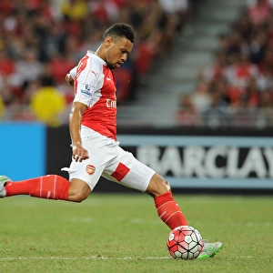 Arsenal's Francis Coquelin in Action: Arsenal vs. Everton, Barclays Asia Trophy 2015-16