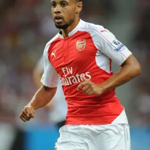 Arsenal's Francis Coquelin in Action Against Everton at 2015-16 Barclays Asia Trophy in Singapore Arsenal's Francis Coquelin in Action Against Everton at 2015-16 Barclays Asia Trophy in Singapore
