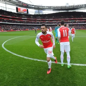 Arsenal's Francis Coquelin Gears Up for Arsenal vs. Leicester City Showdown (2015-16) Arsenal's Francis Coquelin Gears Up for Arsenal vs. Leicester City Showdown (2015-16)