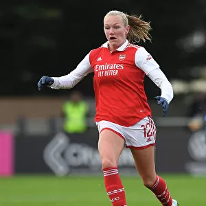 Arsenal's Frida Maanum in Action: Arsenal Women vs. Everton Women (2022-23)