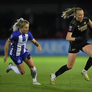 Arsenal's Frida Maanum in Action: FA Women's Super League Showdown against Brighton & Hove Albion (2022-23) Arsenal's Frida Maanum in Action: FA Women's Super League Showdown against Brighton & Hove Albion (2022-23)