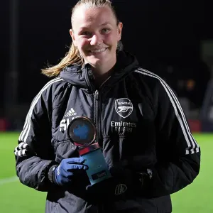 Arsenal's Frida Maanum Named Player of the Match in Win Against Leicester City (FA Women's Super League 2022-23) Arsenal's Frida Maanum Named Player of the Match in Win Against Leicester City (FA Women's Super League 2022-23)