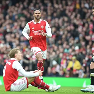 Arsenal's Gabriel in Action: Premier League Clash Against AFC Bournemouth, March 2023