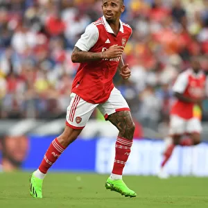 Arsenal's Gabriel Jesus in Action: Arsenal vs. Everton Pre-Season Clash, Baltimore 2022
