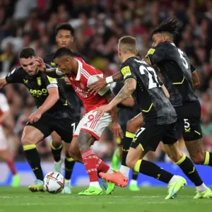 Arsenal's Gabriel Jesus Clashes with Mings and McGinn in Intense Aston Villa Showdown Arsenal's Gabriel Jesus Clashes with Mings and McGinn in Intense Aston Villa Showdown