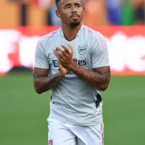 Arsenal's Gabriel Jesus Greets Fans Before Arsenal vs. Chelsea - Florida Cup 2022-23