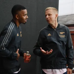 Arsenal's Gabriel Jesus and Oleksandr Zinchenko Ready for Crystal Palace Showdown (2022-23 Premier League)