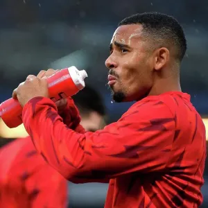 Arsenal's Gabriel Jesus Prepares for Battle: Chelsea vs Arsenal, Premier League 2023-24