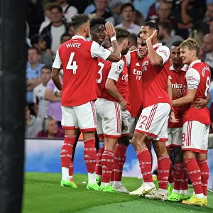 Arsenal's Gabriel Jesus Scores First Goal of the Season against Aston Villa