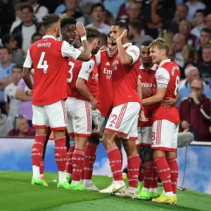 Arsenal's Gabriel Jesus Scores First Goal of the Season against Aston Villa Arsenal's Gabriel Jesus Scores First Goal of the Season against Aston Villa